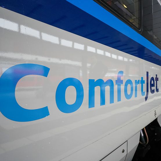 Ein ComfortJet zwischen Moldau und Spree