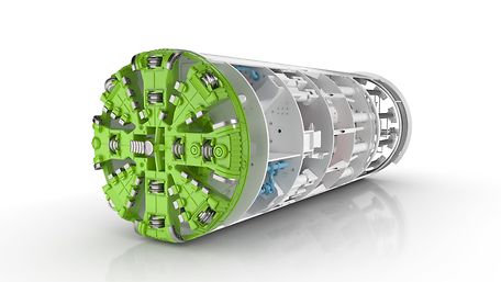 Tunnelbohrmaschine vom Typ Mixschild von Herrenknecht