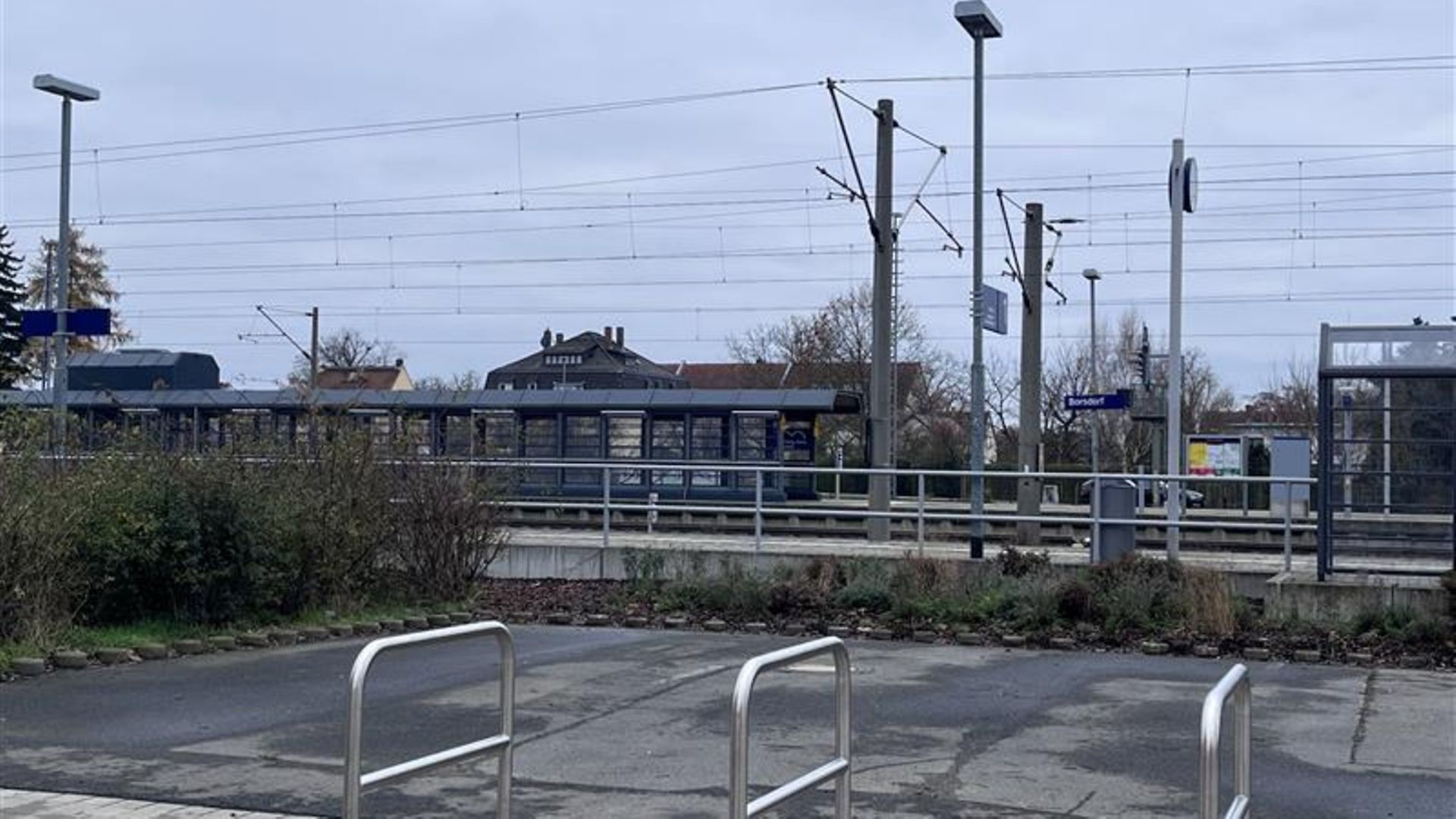 Bahnhof Borsdorf - Bahnsteig