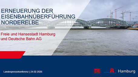 Deckblatt Präsentation EÜ Norderelbe