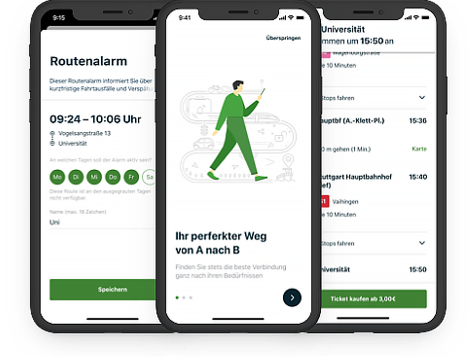 CorporateDesign auf einem Smartphone abgebildet