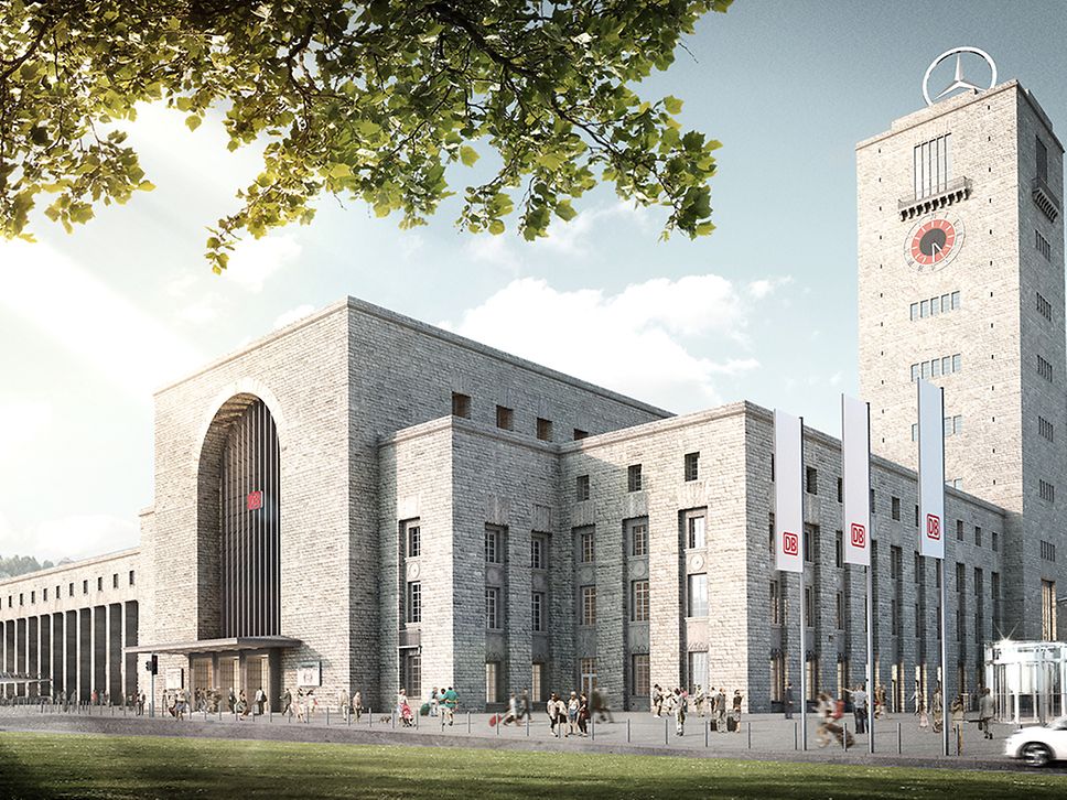 Visualisierung Stuttgart Hbf
